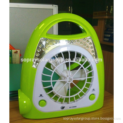 mini solar fan small solar fan with solar panel charging function